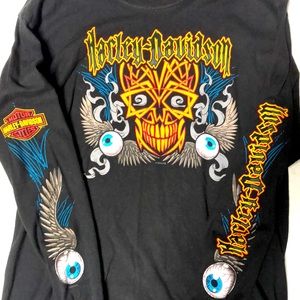 Harley Davidson (Used) large long sleeve T-Shirt